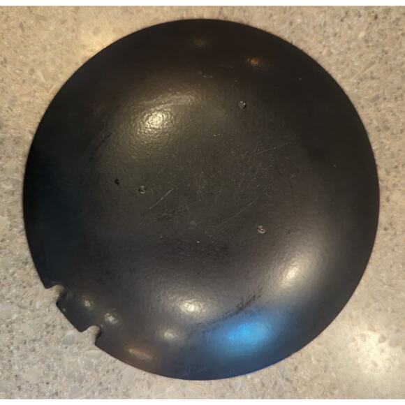 Vintage 8" Enamel on Copper Art Deco Ashtray Mid Century Modern 50's - Picture 6 of 6